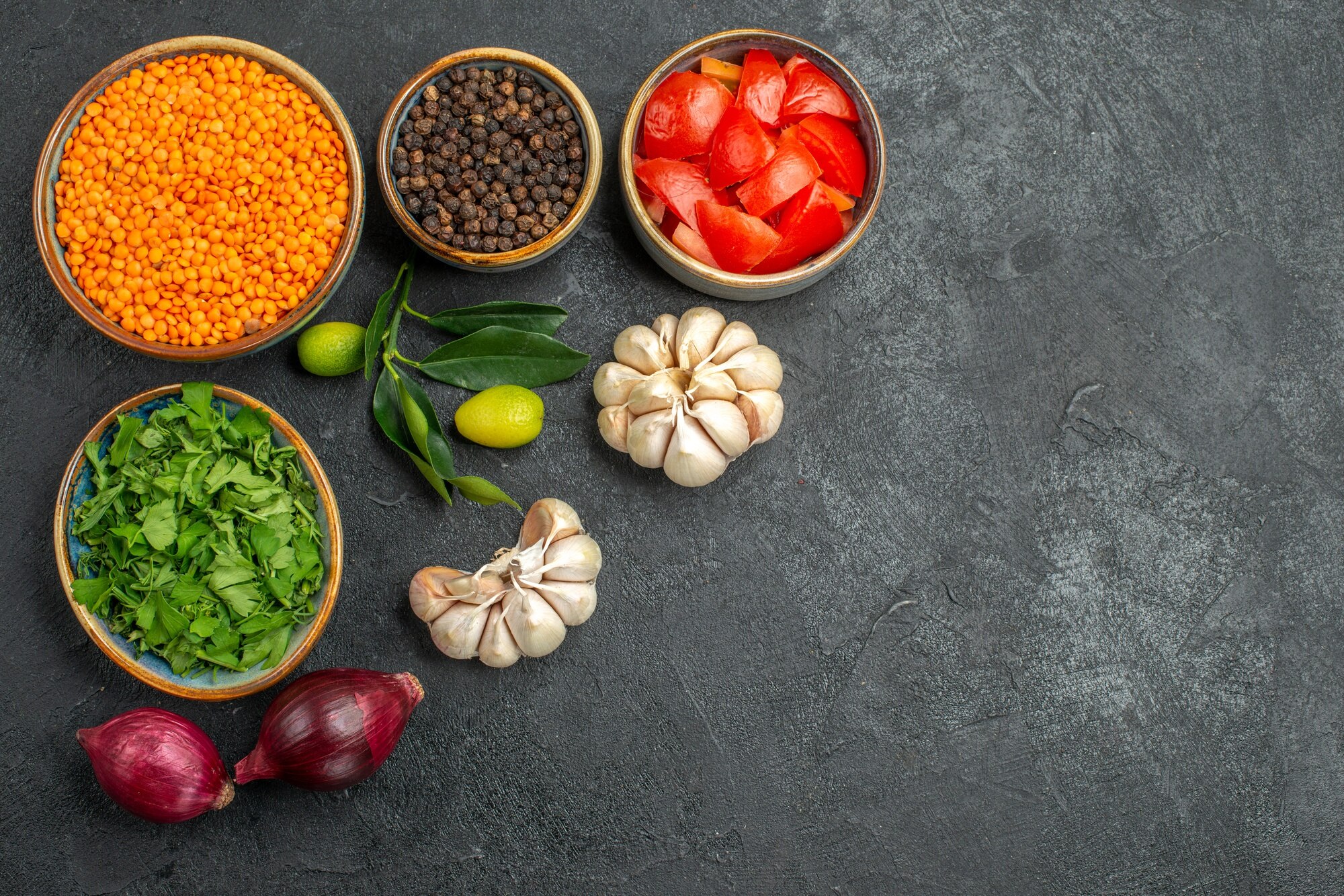 Ingredientes y legumbres